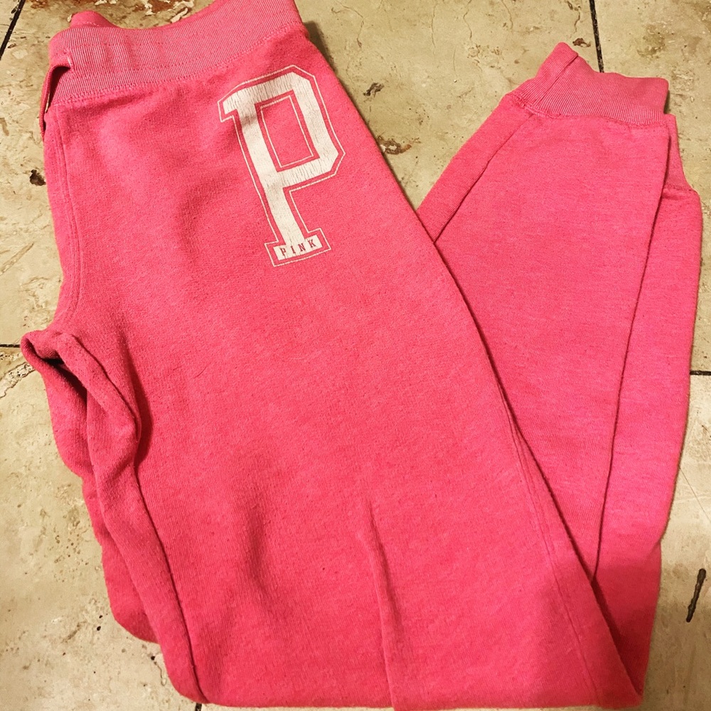Pink joggers!